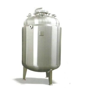 steam jacketed mixing vessel